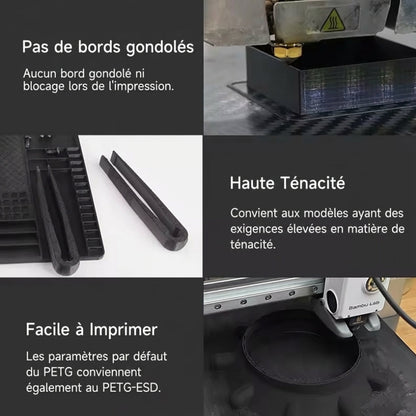 eSun - PETG-ESD - Noir (Black) - 1,75 mm - 1 kg