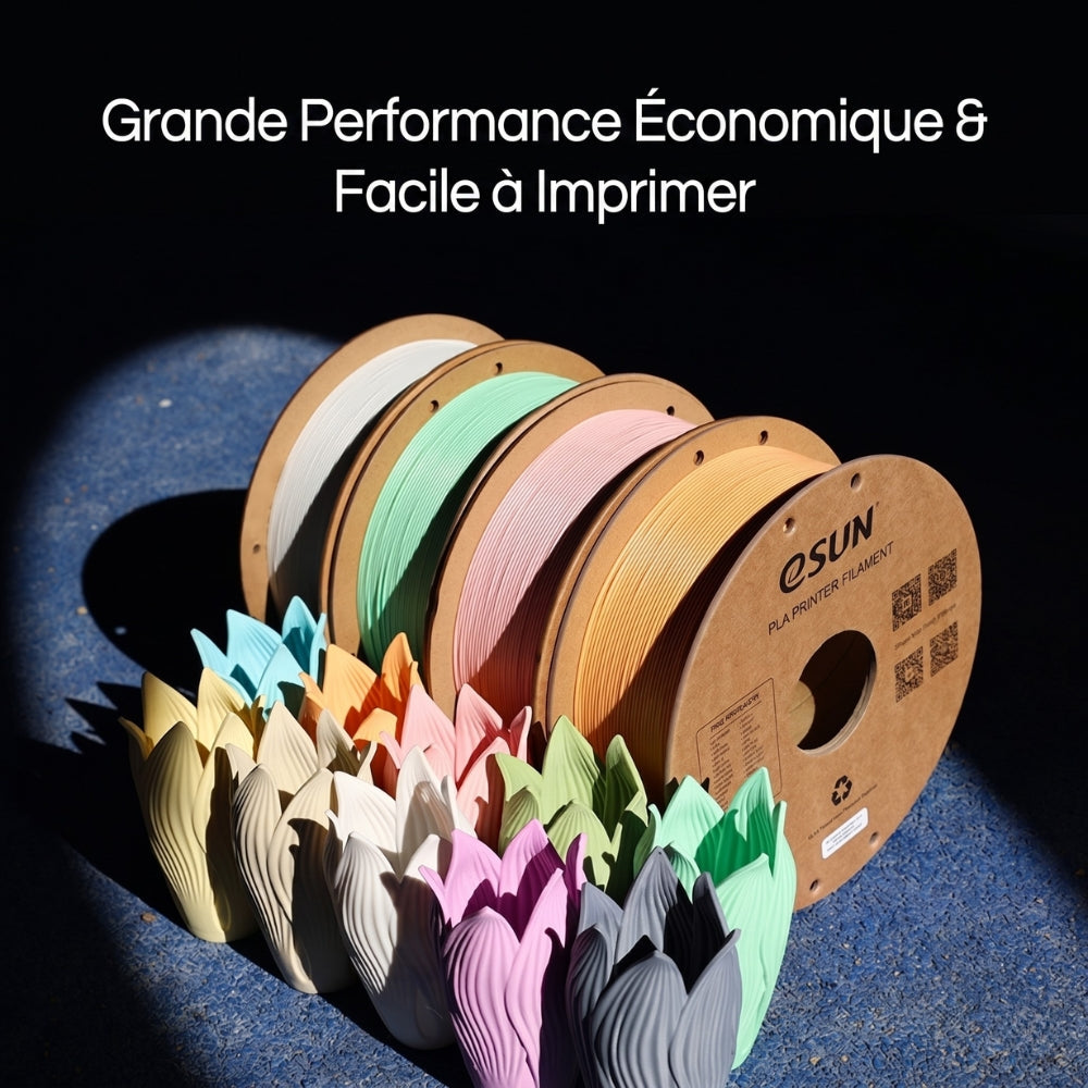 eSun - PETG Matte - Lilas (Lilac) - 1,75 mm - 1 kg Refill avec RFID TigerTag