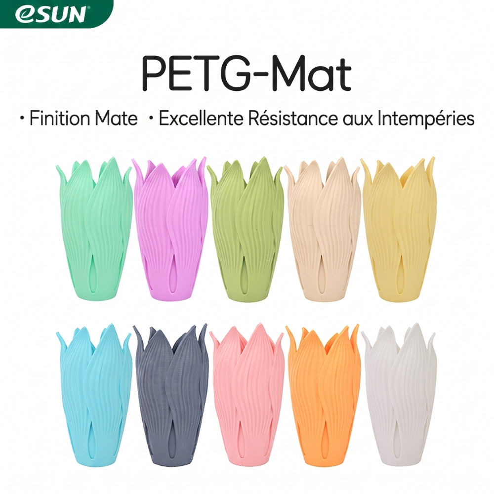 eSun - PETG-Matte - Rose Pêche (Peach Pink) - 1,75 mm - 1 kg Refill avec RFID TigerTag