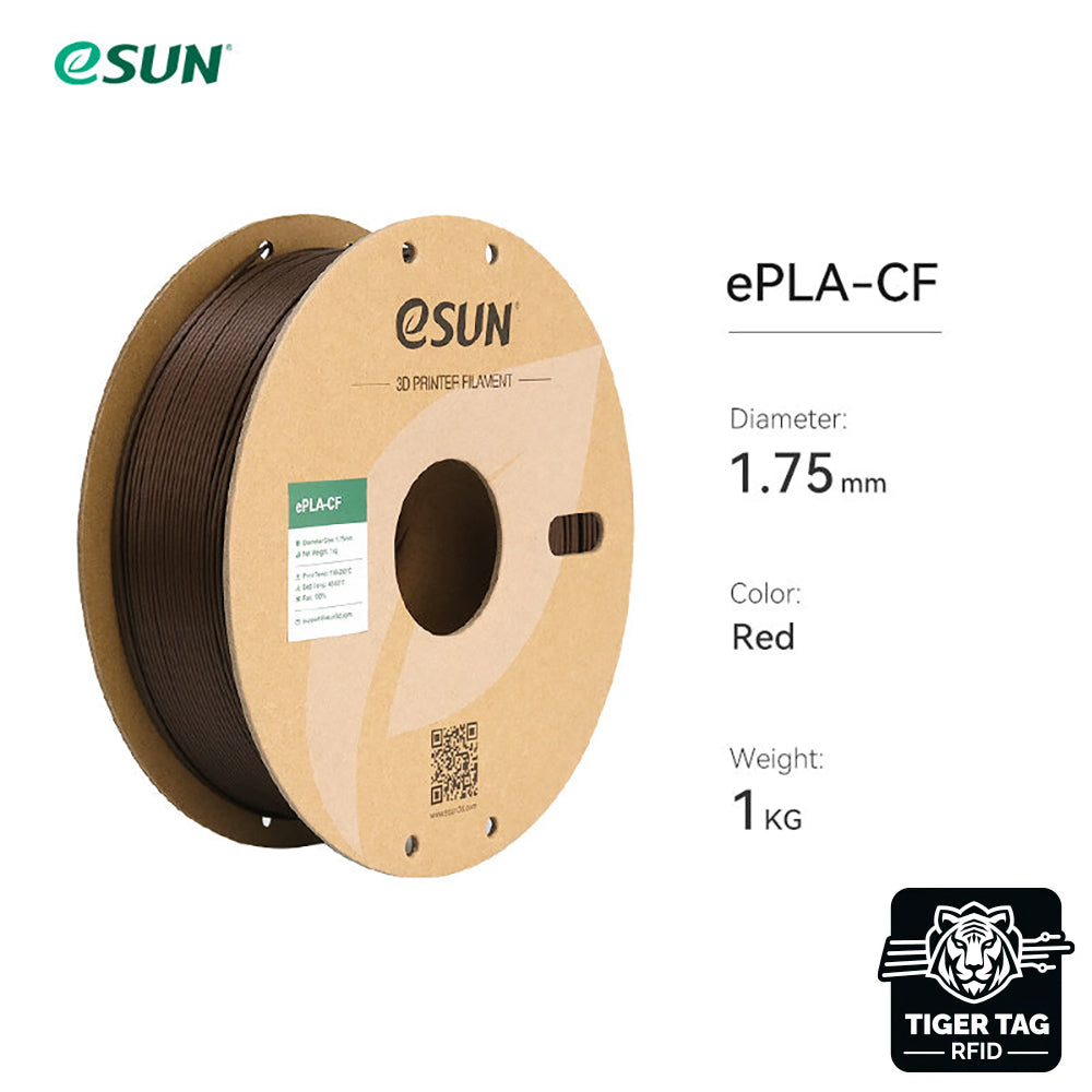 eSun - PLA-CF - Rouge (Red) - 1.75 mm - 1 kg