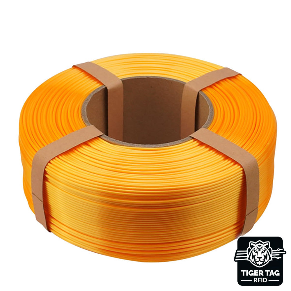 eSun - PLA-Silk - Jaune Foncé (Dark Yellow) - 1,75 mm - 1kg Refill avec RFID TigerTag