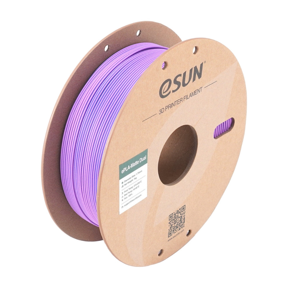 eSun - ePLA Matte - Dual colors - Violet Bleu (Purple Blue) - 1,75 mm - 1 kg