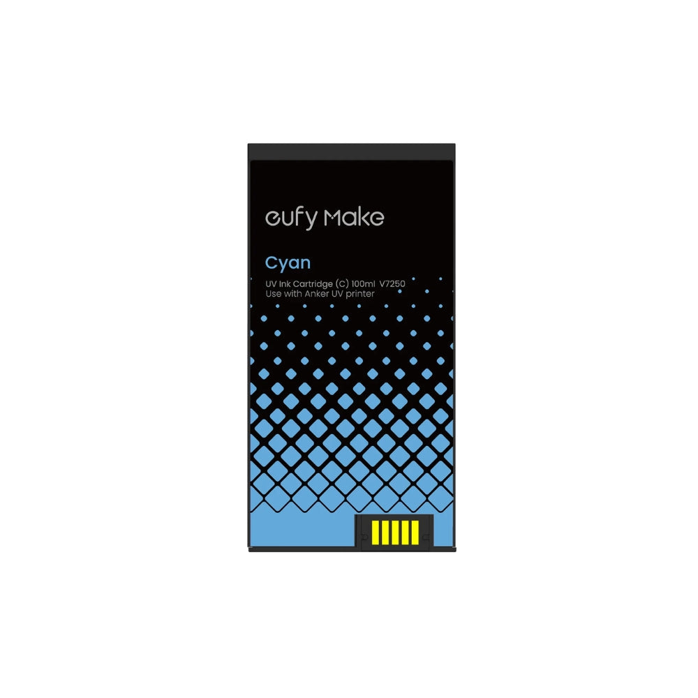 eufyMake - E1 - Cartouche d'encre UV Cyan (UV Ink Cartridge(C)) - 100 mL