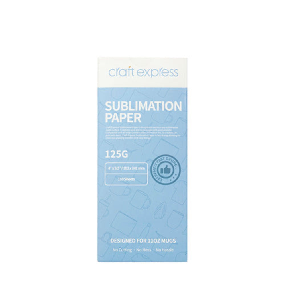 Craft Express - Sublimation - 110 Feuilles  - 102 x 241 mm