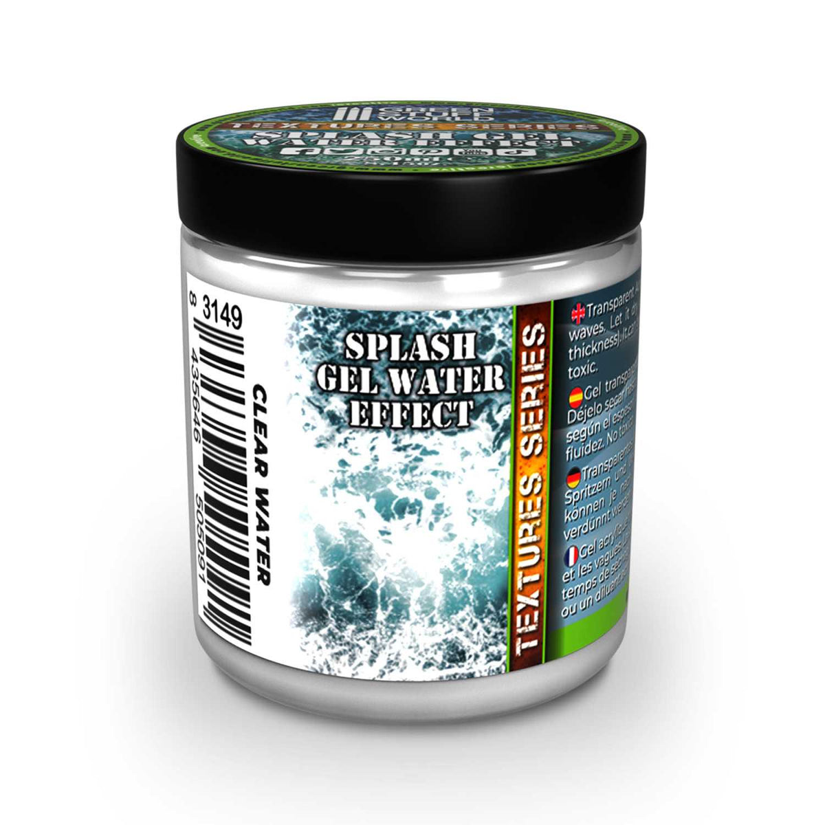 GSW-GEL A EFFET D'EAU-TRANSPARENT-250ML