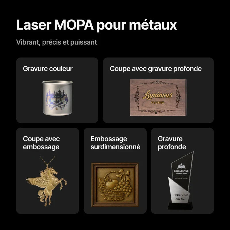 xTool - F2 Ultra - Graveur Double Laser MOPA 60W + Diode 40W