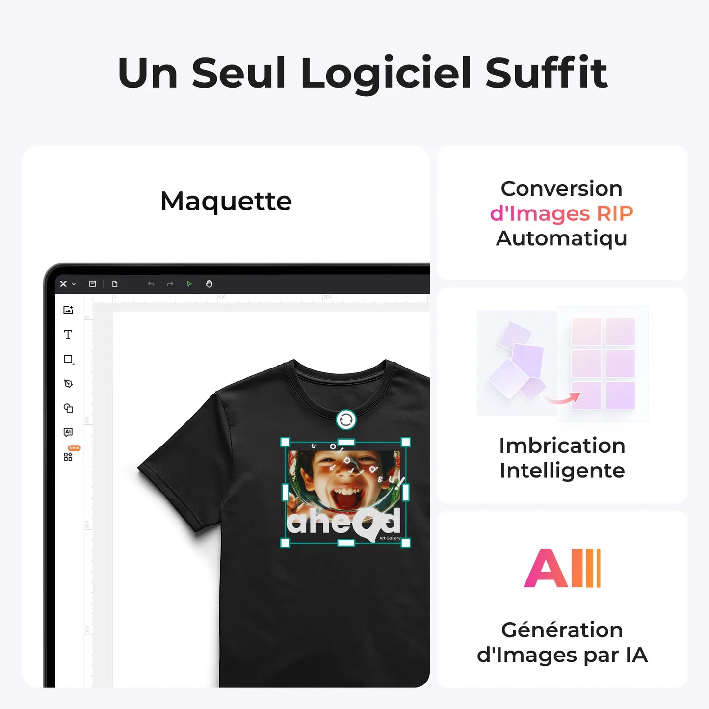 xTool - Apparel Printer Imprimante Textile DTF  - Kit Complet
