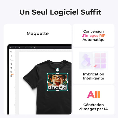 xTool - Apparel Printer Imprimante Textile DTF  - Kit Complet