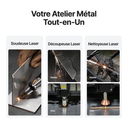 xTool - Machine de soudage laser 1200W et Découpe CNC MetalFab