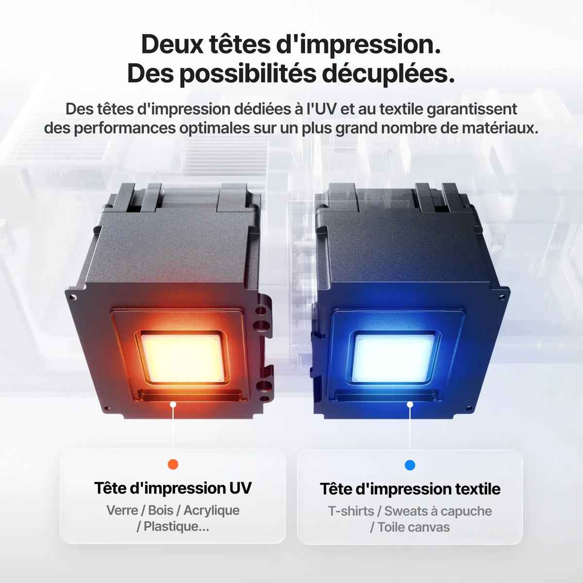 xTool - O1 Omni Printer - Pack Polyvalent UV Double (Dual UV Versatile Bundle)