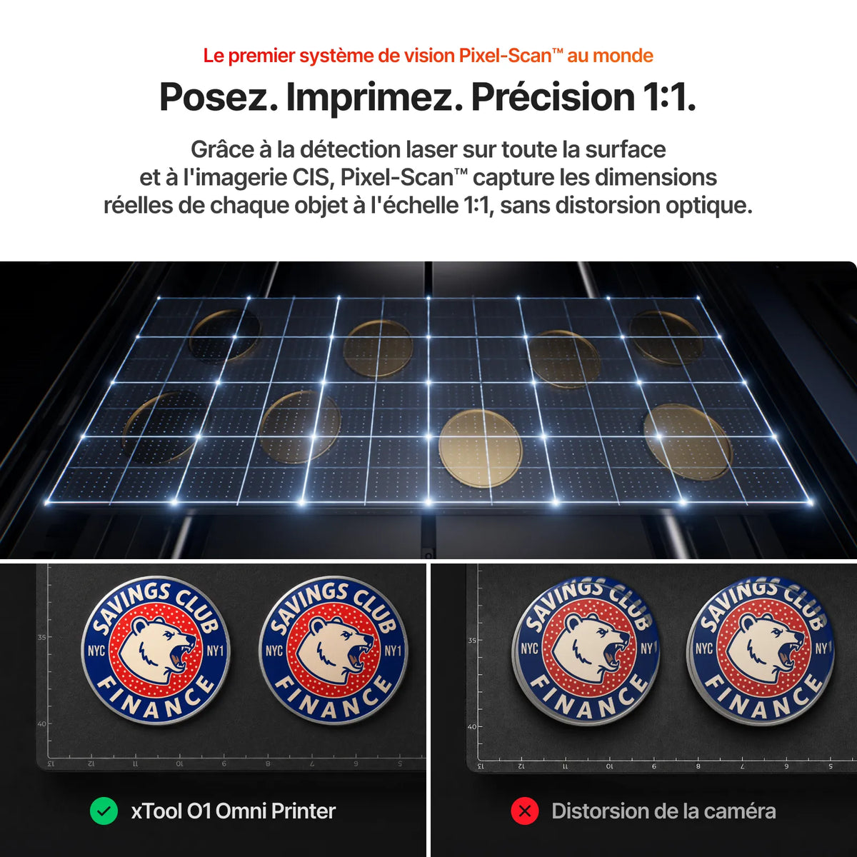 xTool - O1 Omni Printer - Pack Rotatif DT + UV (UV&DTG Rotary Bundle)