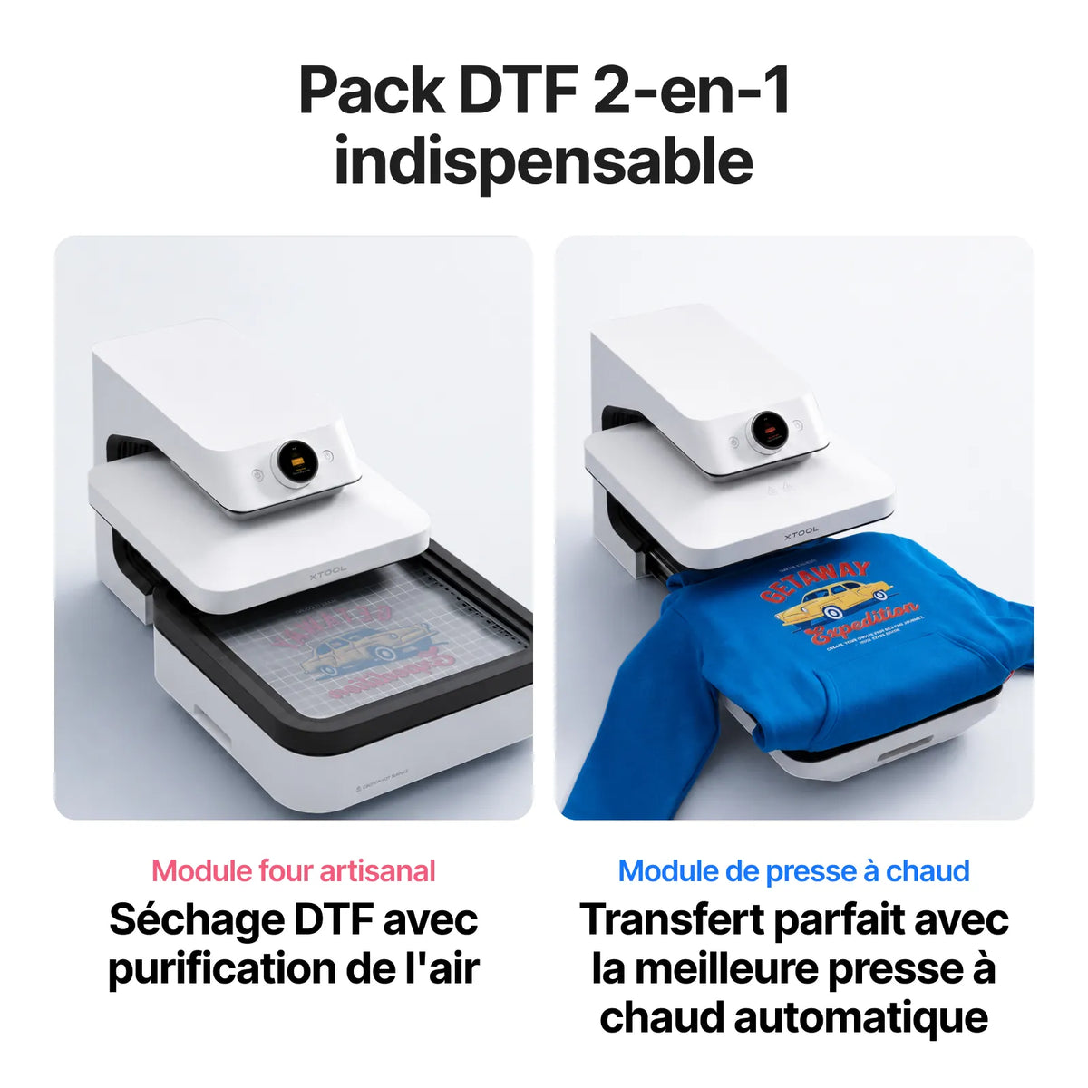 xTool - WonderPress - Pack Presse à Chaud Performance (Efficiency Boost Deluxe Bundle)