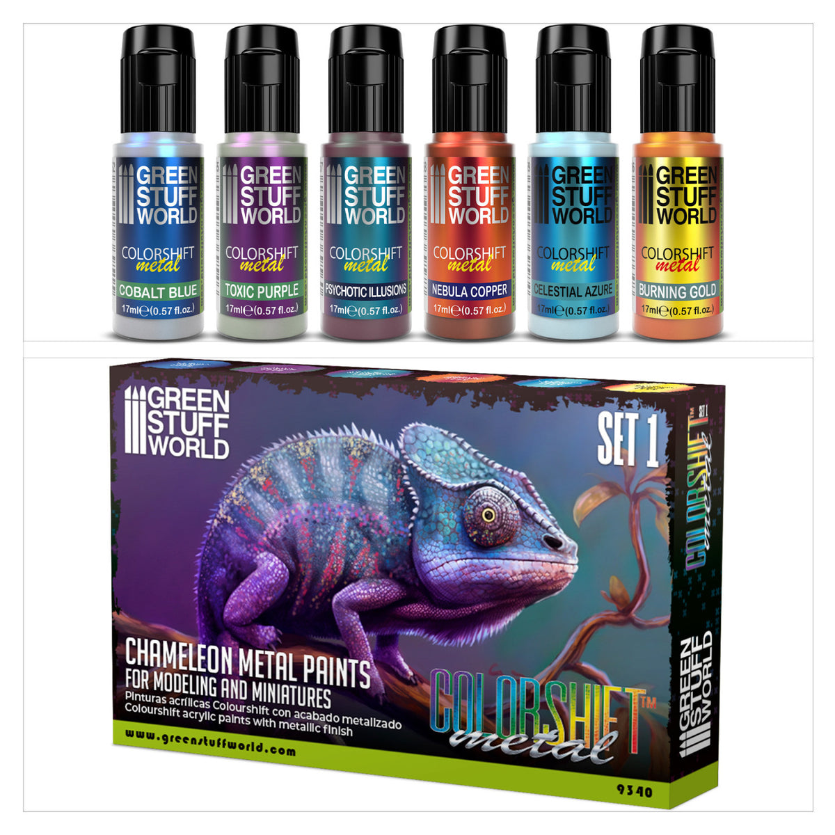 GSW-SET-PEINTURES CAMELEONS-N1