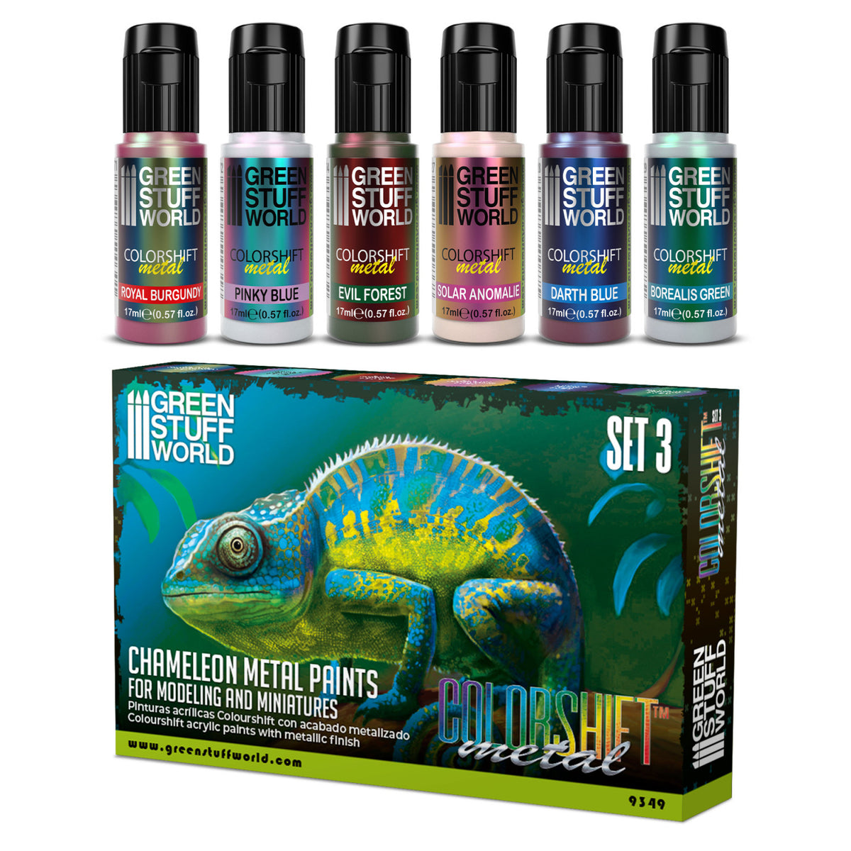 GSW-SET-PEINTURES CAMELEONS-N3