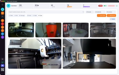 Tiger Studio - Smart Filaments & Printer Manager pour macOS