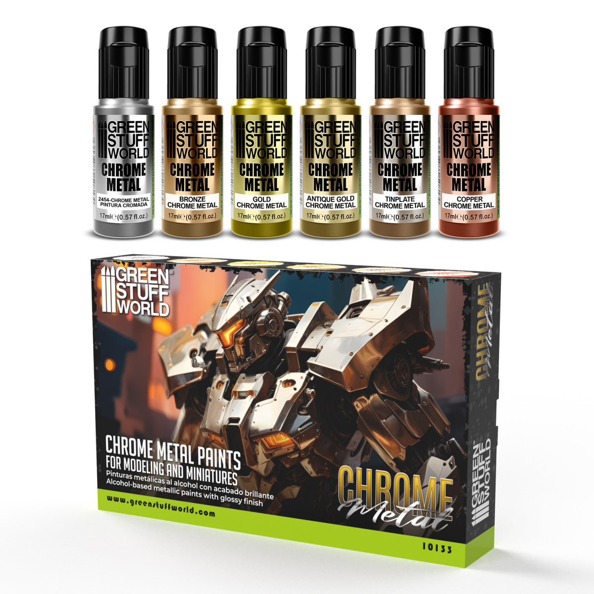 GSW-SET DE PEINTURE-CHROME
