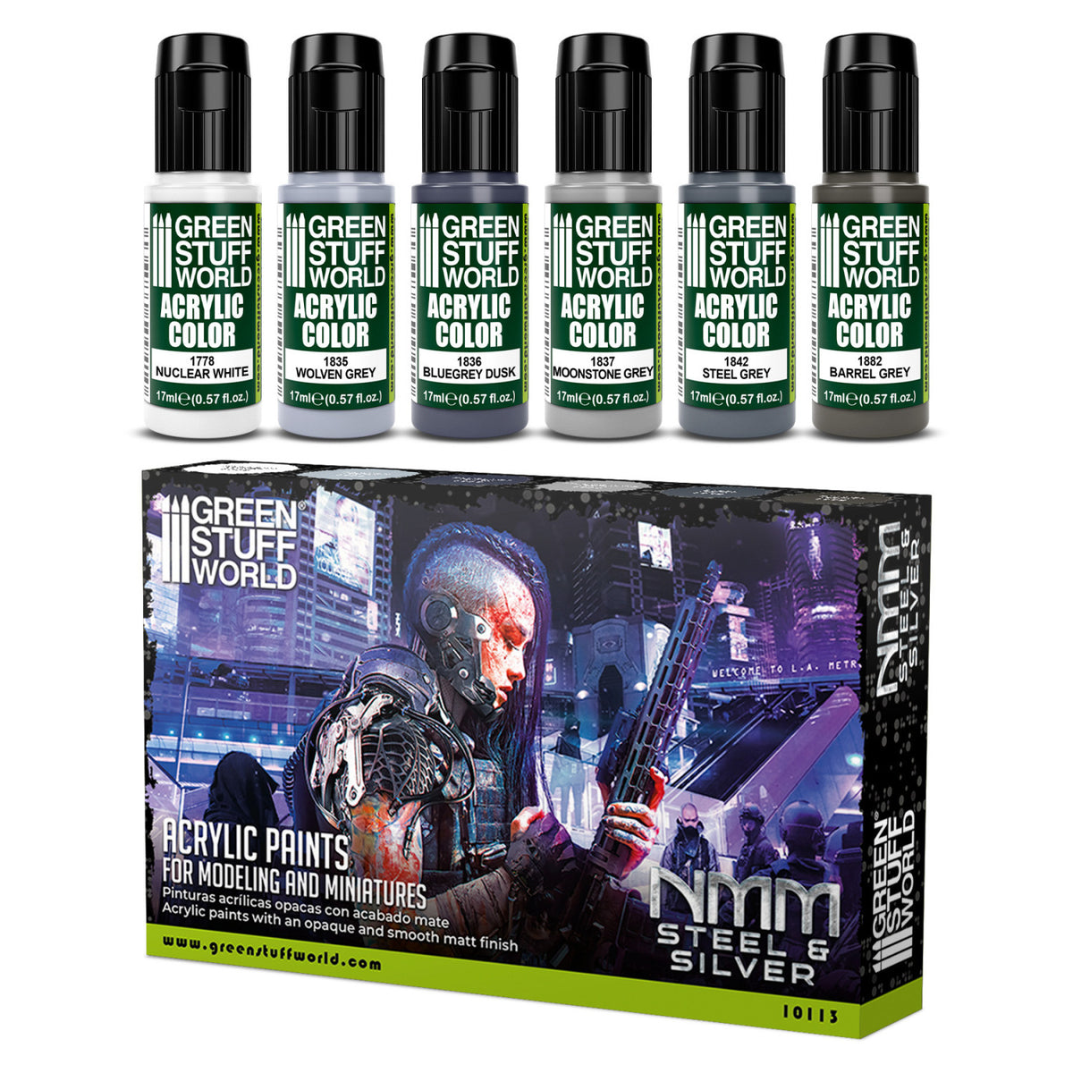 GSW-SET-ACIER ET ARGENT