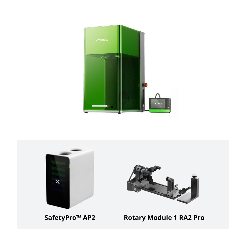 xTool - F1 Ultra Pack Rotary avec Safety Pro AP2