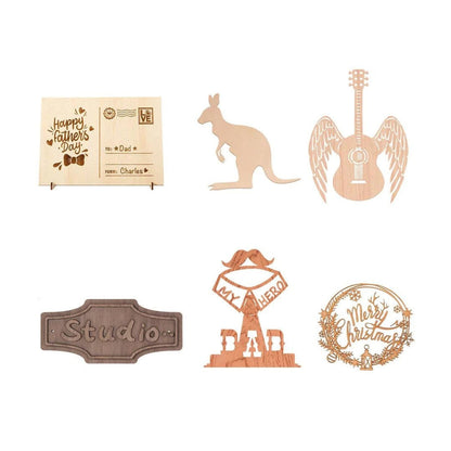 xTool - Kit d'essai de plaques de contreplaqué - 0,32 cm - 18 pcs 