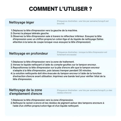 xTool - Liquide de nettoyage DTF pour Apparel Printer - 100 ml