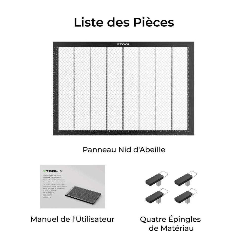 xTool - S1 - Panneau Nid d'Abeille