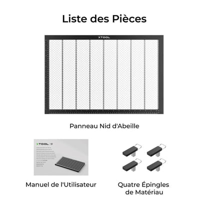 xTool - S1 - Panneau Nid d'Abeille